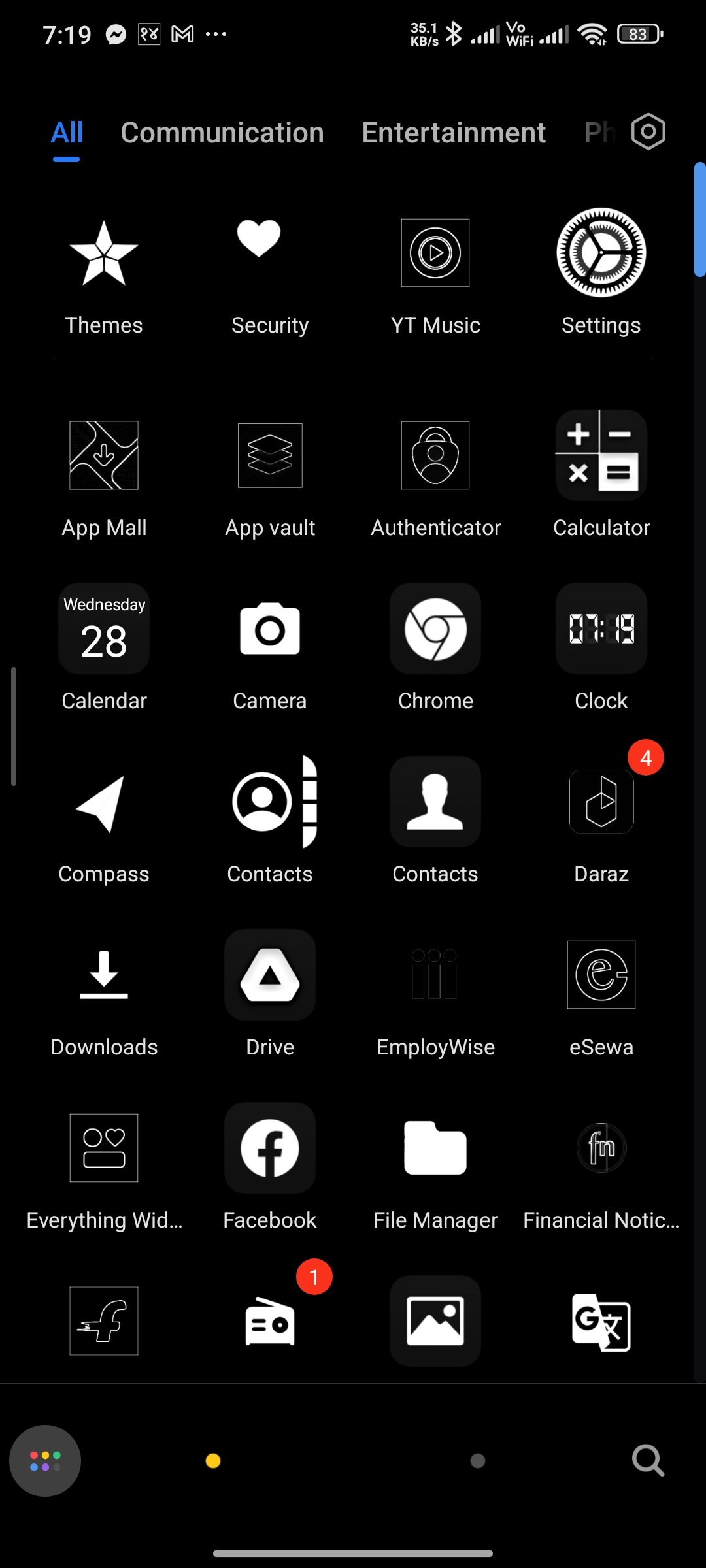 Homescreen Madara Theme MIUI